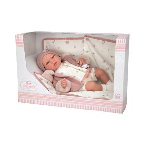 ARIAS - REBORN ELEGANCE BEBÈ 40 CM CORPO MORBIDO CON PESO ROSA 60682