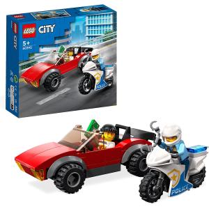 LEGO CITY POLICE INSEGUIMENTO SULLA MOTO DELLA POLIZIA