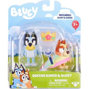 BLUEY - COPPIA PERSONAGGI BLUEY E BINGO REGINA