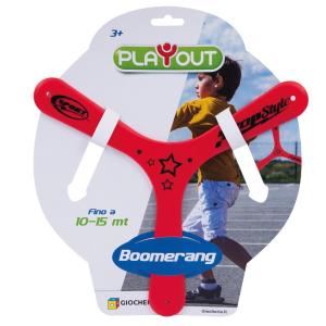 PLAY OUT - BOOMERANG ASST.3 COLORI BLU ROSSO GIALLO