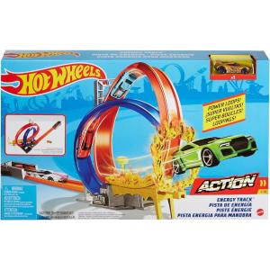 HOT WHEELS - ENERGY TRACK PISTA CON DOPPIO GIRO DELLA MORTE