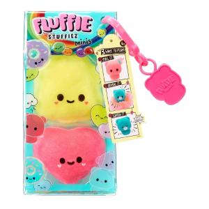 FLUFFIE STUFFIEZ MINIS POPCORN GIALLO E CUORICINO ROSA