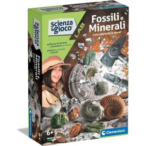 SCIENZA E GIOCO - DIG KIT FOSSILI E MINERALI SCAVA