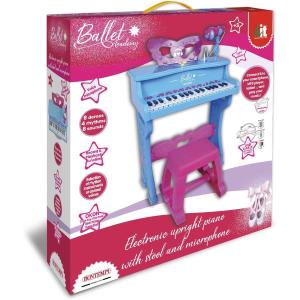 PIANO ELETTRONICO 37 TASTI CON MICROFONO E SGABELLO (BALLET ACCADEMY)