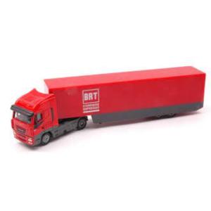 CAMION IVECO STRALIS CORRIERE BARTOLINI BRT SCALA 1:43 