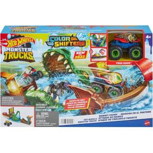 HOT WHEELS MONSTER TRUCK PLAYSET PALUDE DEL COCCODRILLO