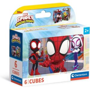 CUBI 6 PZ MARVEL SPIDEY AND HIS AMAZING FRIENDS