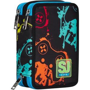 ASTUCCIO 3 ZIP MULTICOLOR GAME SJ GANG BOY