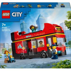 LEGO CITY GREAT VEHICLES AUTOBUS TURISTICO ROSSO A DUE PIANI