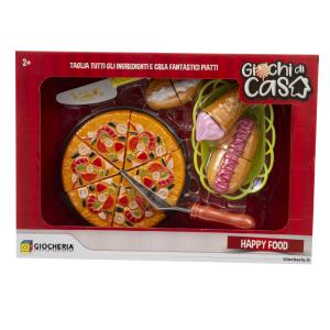 GIOCHI DI CASA - HAPPY FOOD SET PIZZA GELATO 2 MOD