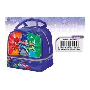 CESTINO MERENDA PJ MASKS SUPER PIGIAMINI ASILO TERMICO