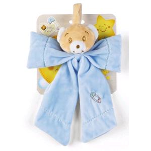 BABYCARE ORSETTO FIOCCO NASCITA AZZURRO 24 CM