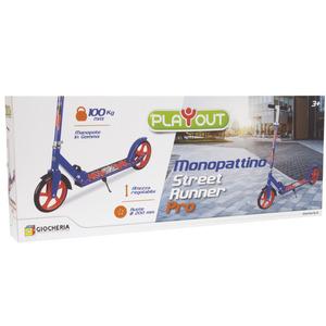 PLAY OUT - MONOPATTINO 2 RUOTE IN ALLUMINIO 200 STREET RUNNER PRO