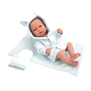 ARIAS - REBORN BEBÈ 40 CM CORPO VINILE BAGNETTO AZZURRO 60705