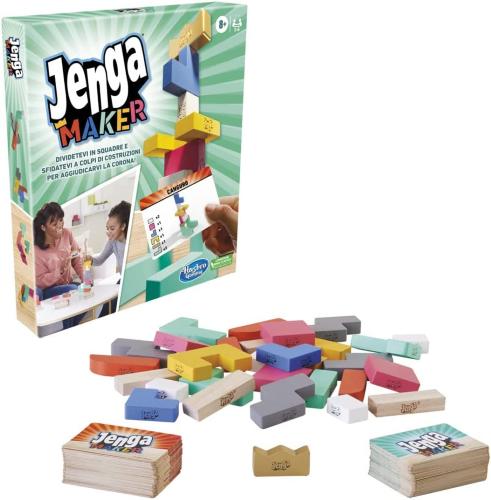 Prodotto: HAS-F4528 - JENGA MAKER MATTONCINI IN LEGNO IMPILA LA TORRE -  HASBRO