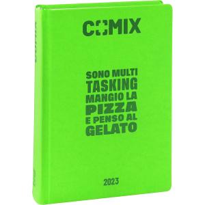 AGENDA DIARIO COMIX 16 MESI MINI VERDE FLUO