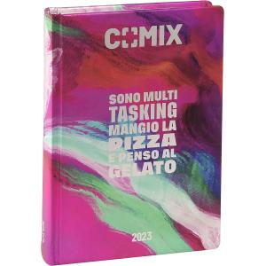 AGENDA DIARIO COMIX 16 MESI MINI FUCSIA MULTICOLOR