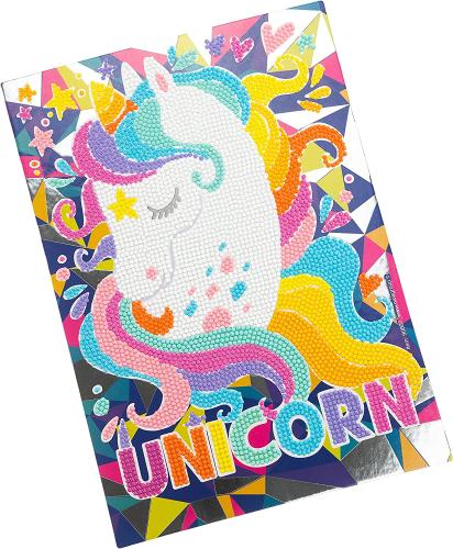 Prodotto: NIC-90007B - DIAMANTINY CRYSTAL ART KIT UNICORNO CREA IL MOSAICO  - NICE