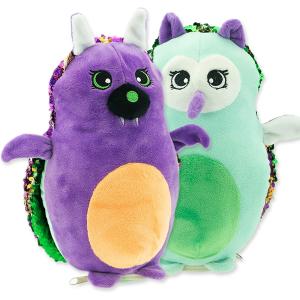 GIRABRILLA MARSUPIOTTI 2 IN 1 ASTUCCIO E PELUCHE - PIPISTRELLO/GUFO