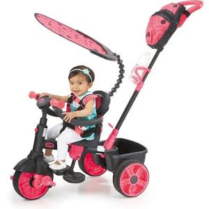 LITTLE TIKES TRICICLO 4 IN 1 DELUXE EDITION NEON ROSA