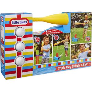 LITTLE TIKES TRIPLE PLAY SPLASH T-BALL SET DA BASKETBALL BASEBALL