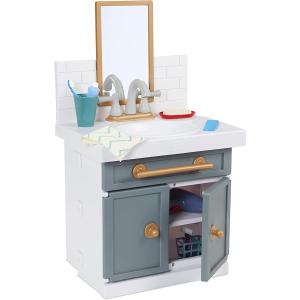 LITTLE TIKES IL MIO PRIMO LAVANDINO BAGNO CON RUBINETTO FUNZIONANTE E 12 ACCESSORI