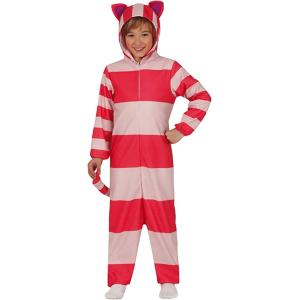 COSTUME PIGIAMONE GATTO CAT TAGLIA 7-9 ANNI ALICE