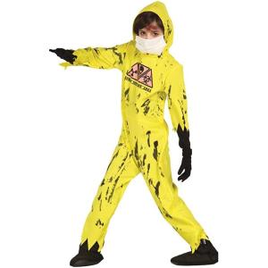 COSTUME ZOMBIE NUCLEARE BAMBINO TAGLIA 5-6 ANNI