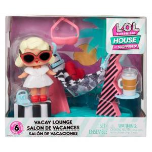 L.O.L. SURPRISE HOUSE FURNITURE PLAYSET SERIE 6 - SPAZIO RELAX LOL