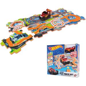  HOT WHEELS TRACK SET PISTA TAPPETO AD INCASTRO CON AUTO 