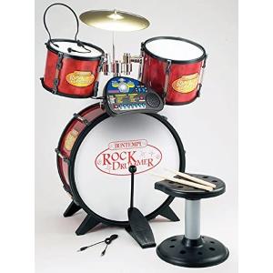 BATTERIA GRANCASSA CON PARTNER ELETTRONICO 4 ELEMENTI SGABELLO, BACCHETTE, CONNESSIONE MP3 E MICROFONO JAZZ