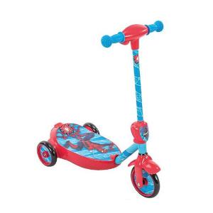 HUFFY MONOPATTINO A 3 RUOTE ELETTRICO SPIDERMAN CON BOLLE DI SAPONE