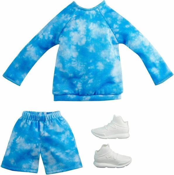 BARBIE - KEN LOOK COMPLETO TUTA AZZURRA E SNEAKERS BIANCHE