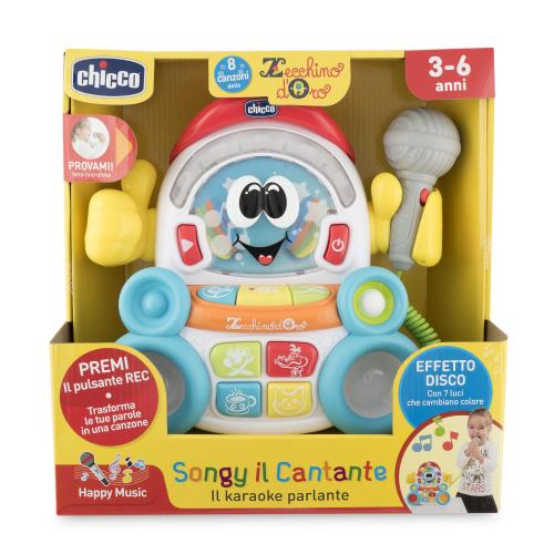 CHICCO SONGY THE SINGER IL CANTANTE ZECCHINO D'ORO