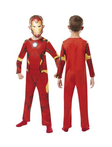 COSTUME IRON MAN TAGLIA L 9-10 ANNI CM 152 SPALLA TERRA