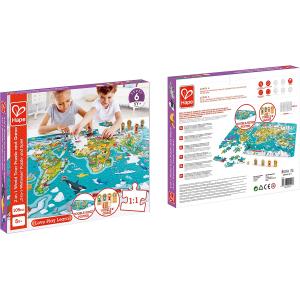 PUZZLE GIRO DEL MONDO 2 IN 1