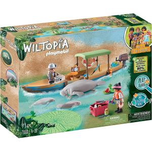PLAYMOBIL WILTOPIA GITA IN BARCA E LAMANTINI DELLA FORESTA AMAZZONICA