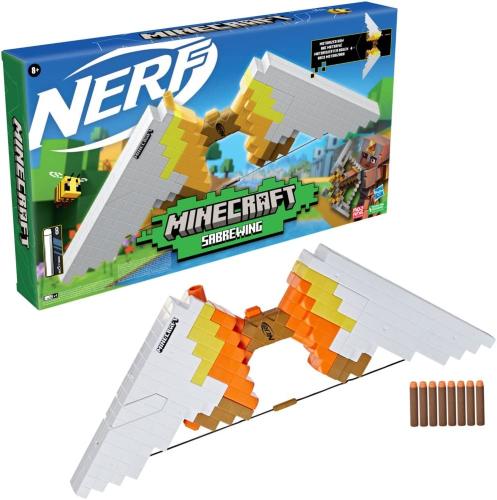 NERF MINECRAFT SABREWING ARCO MOTORIZZATO LANCIA DARDI