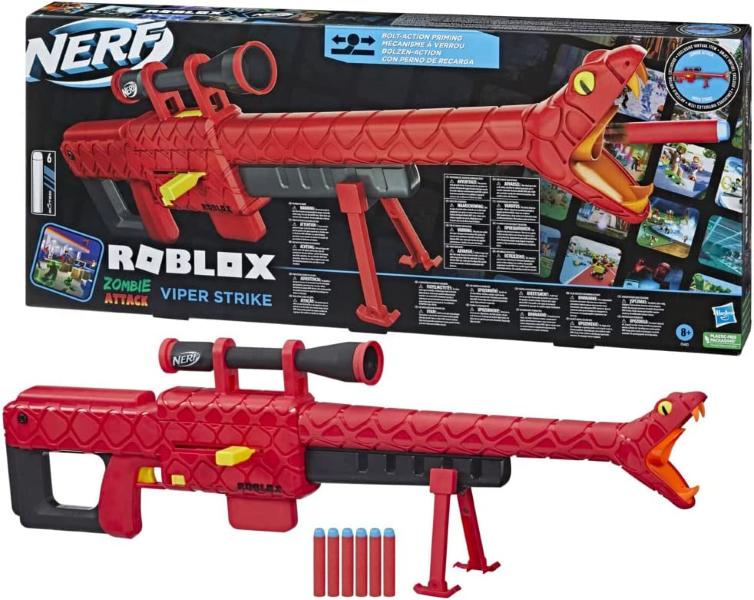 NERF ROBLOX ZOMBIE ATTACK BLASTER LANCIA DARDI VIPER STRIKE
