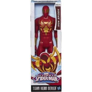 AVENGERS - PERSONAGGIO SPIDERMAN ULTIMATE IRON SPIDER TITAN HERO 30 CM ZZ933 A8727.A8726