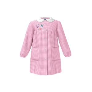 CASACCA GREMBIULE BAMBINA 7 ANNI ASILO  122CM CON FARFALLE