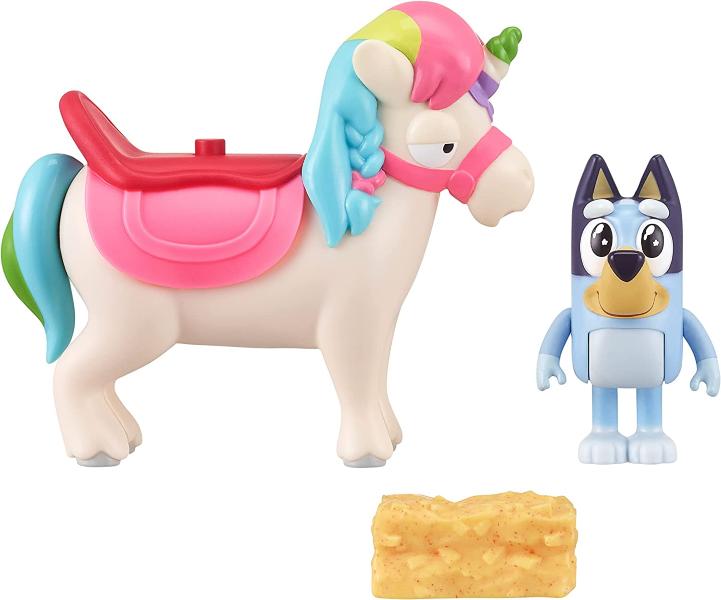 BLUEY - NUOVI VEICOLI CON PERSONAGGIO BLUEY CON PONY