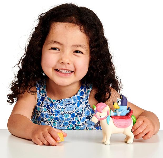 BLUEY - NUOVI VEICOLI CON PERSONAGGIO BLUEY CON PONY