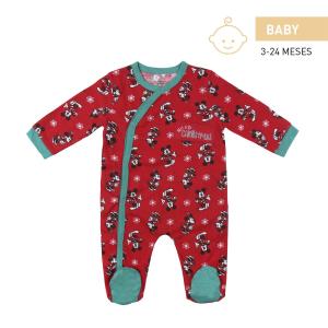 PIGIAMA TUTINA NEONATO SINGLE NATALE JERSEY MICKEY MOUSE TOPOLINO MIS. 18 MESI 86 CM