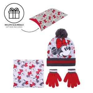 SET 3 PEZZI SNOOD MINNIE CON CAPPELLO GUANTI E SCALDACOLLO