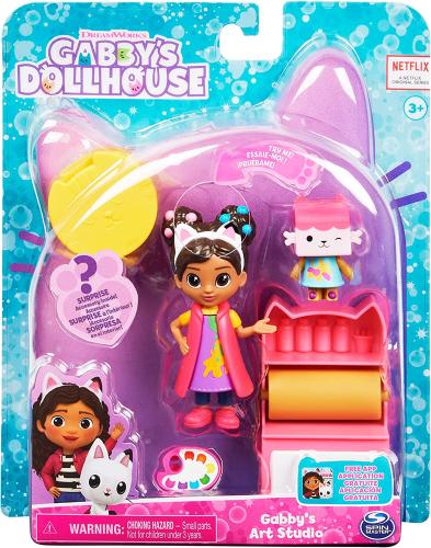 Prodotto: SPI-6060476.20130493 - GABBY DOLLHOUSE NETFLIX PACK DA 2  PERSONAGGI E ACCESSORI L'ATELIER DI ARTE DI GABBY - SPIN MASTER