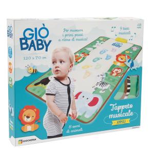 GIO' BABY - TAPPETO MUSICALE ANIMALI 120X70 CM