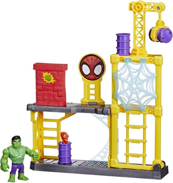 SPIDEY AMAZING FRIENDS - PLAYSET HULK SPACCATUTTO E I SUOI AMICI