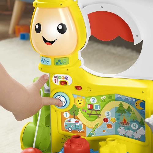 FISHER PRICE CAMPER 3 IN 1 GRANDI AVVENTURE PRIMI PASSI E CENTRO ATTIVITÀ       