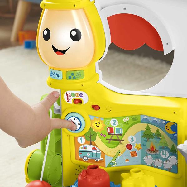 FISHER PRICE CAMPER 3 IN 1 GRANDI AVVENTURE PRIMI PASSI E CENTRO ATTIVITÀ       